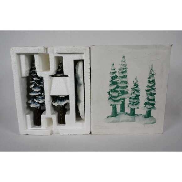 Department 56 Village Pole Pine Forest North Pole Village #55280 Original Box - Picture 5 of 6